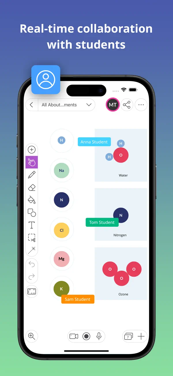Whiteboard Explain Everything iPhone App Screenshot 5 – Bildung