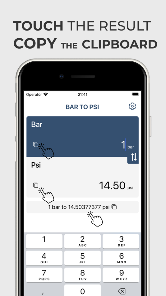 #3. Bar to Psi Converter (iOS) 由: DINCER DEGRE