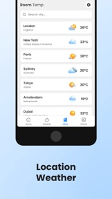 Home Temperature Monitor screenshot