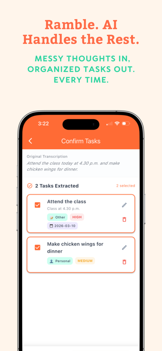 Blurts: Voice Notes & Tasks Screenshot 2 of 5