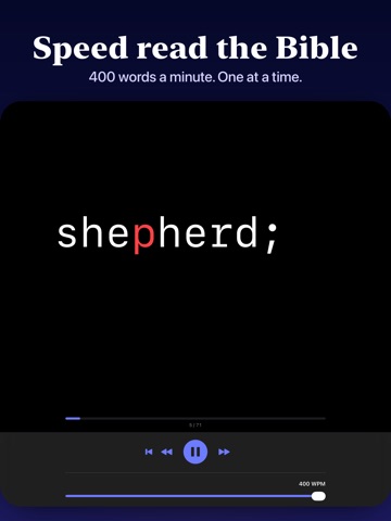 Bible Focus: Speed Reading