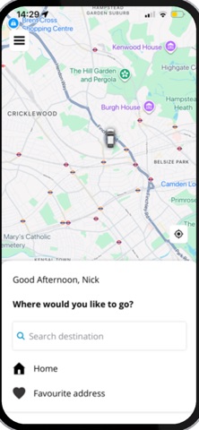 Blackbook - Request a ride Screenshot 3 of 7