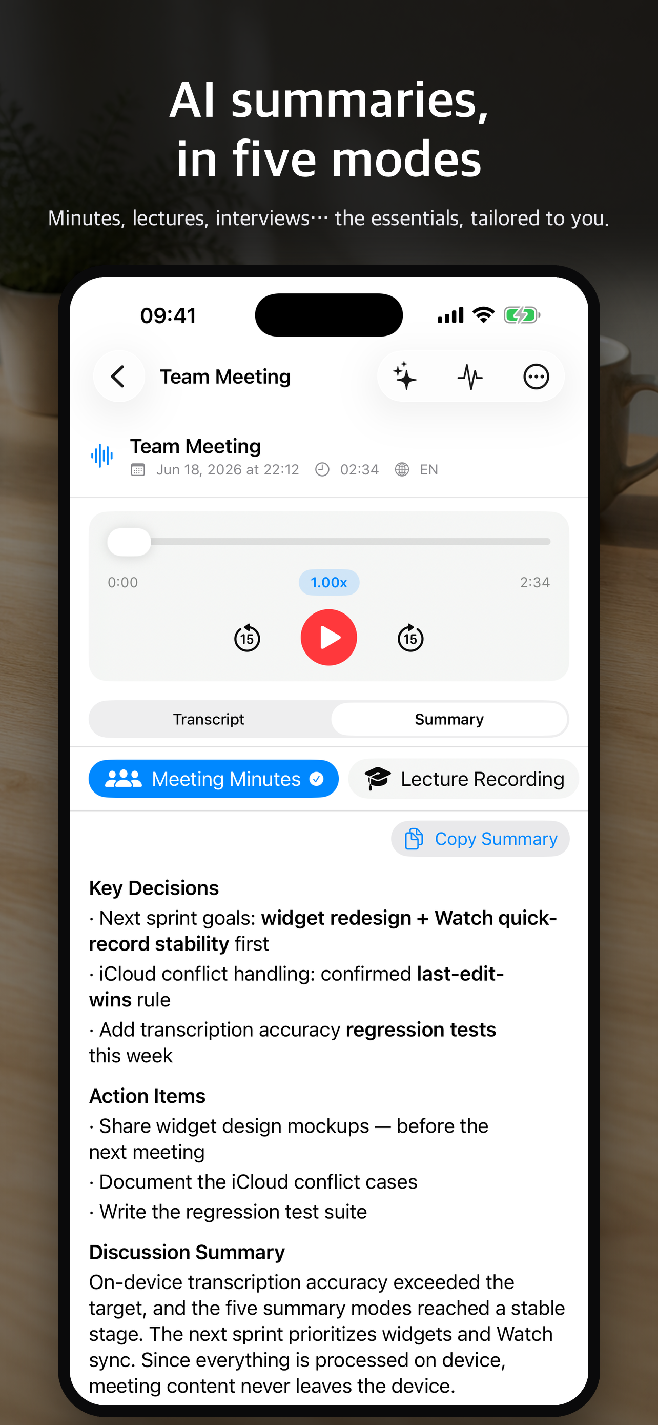 Nogmi: Record & Transcribe screenshot 8