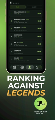 XI - Dream Team Football screenshot 4