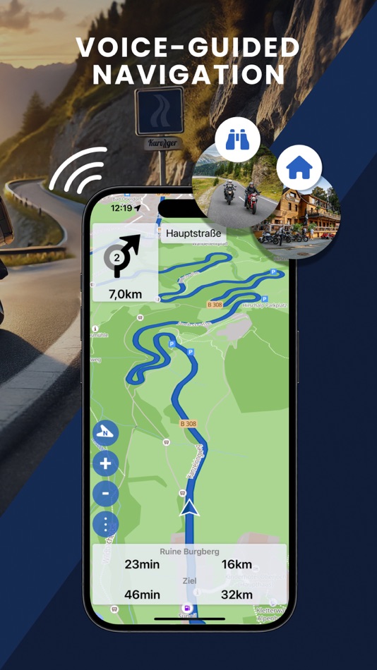 #2. Kurviger Motorcycle Navigation (iOS) 由: KURVIGER GmbH
