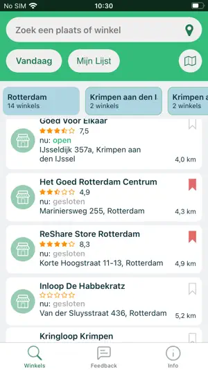 Kringloop App screenshot 1