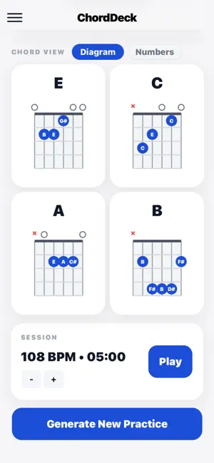 ChordDeck Guitar Practice screenshot 3