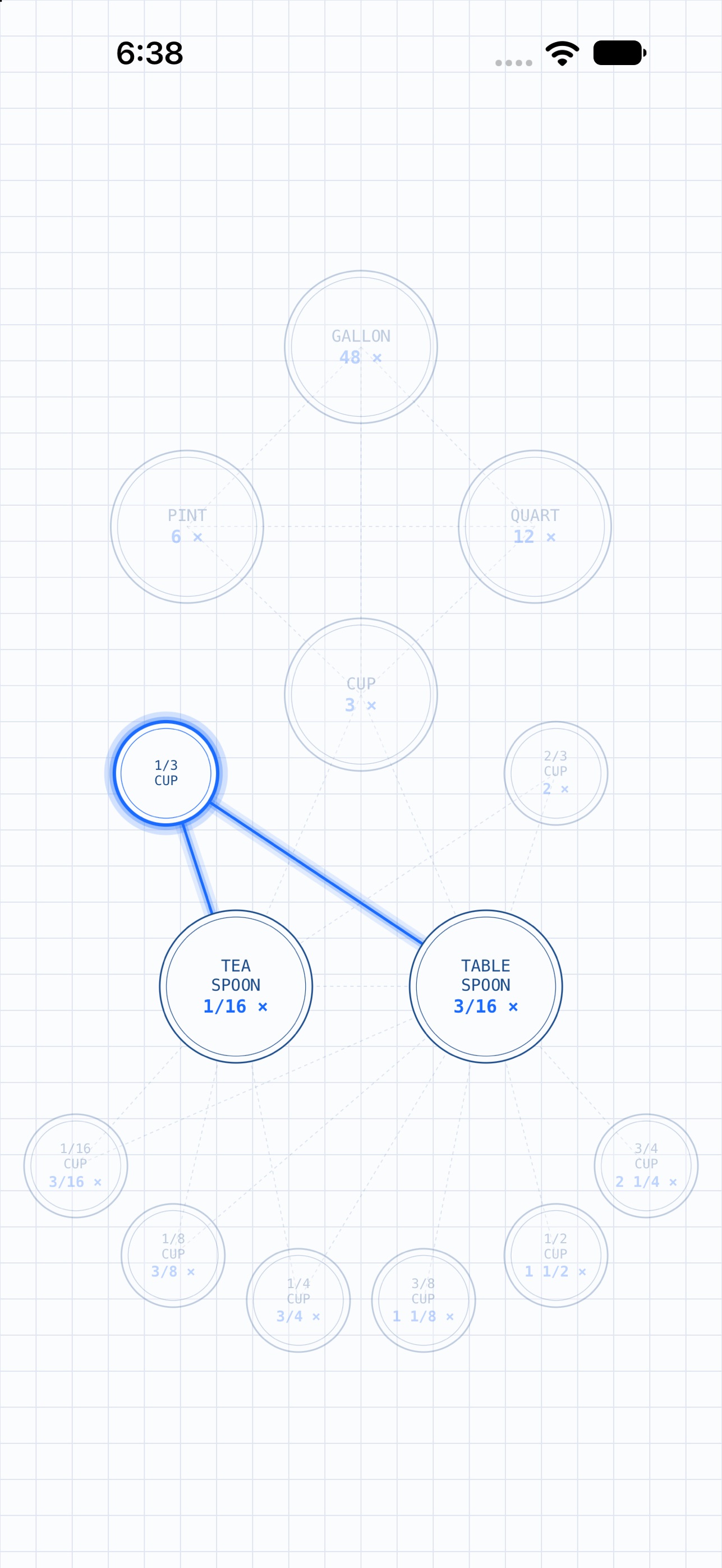 Screenshot 2 of Kitchen Converter Chart