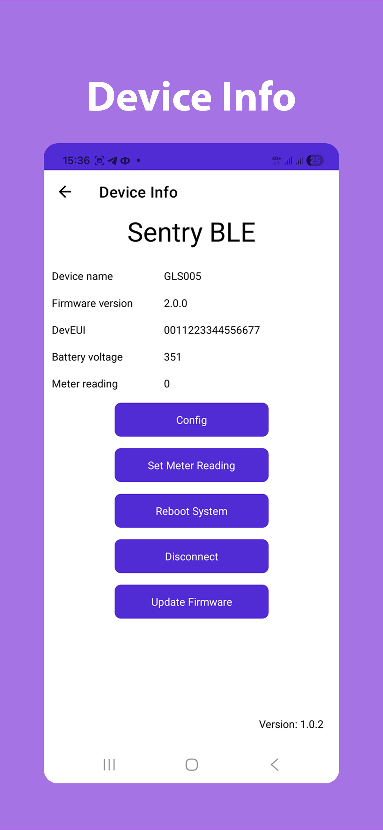Sentry BLE screenshot 3