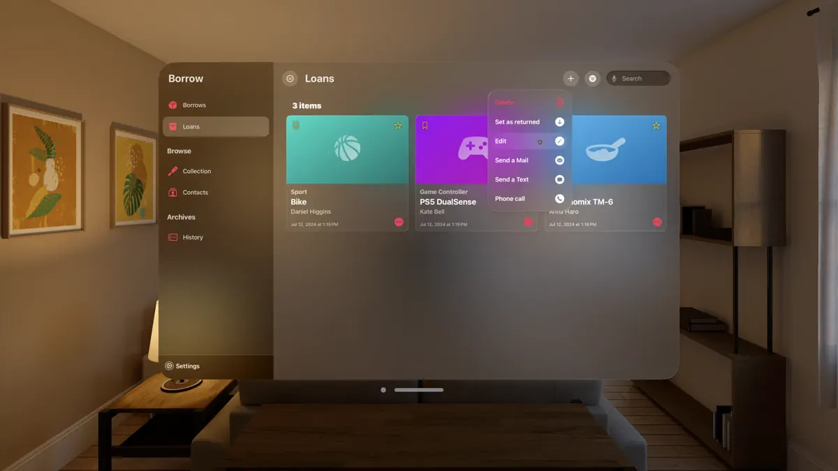 Borrow : Loan Reminder screenshot 2