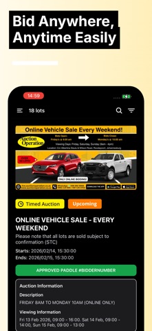 Auction Operation App screenshot
