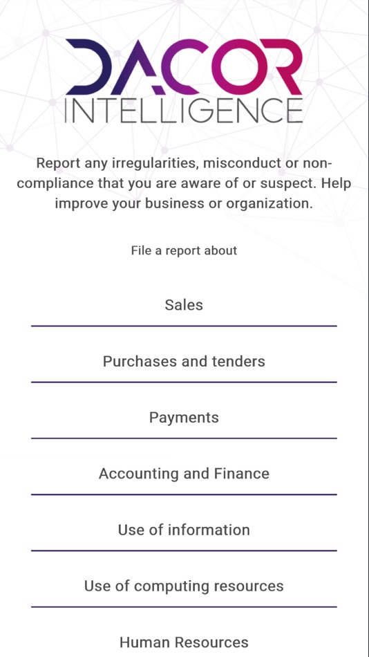 #3. Línea Ética DACOR (iOS) Podle: SHOGUN TECHNOLOGIES SA