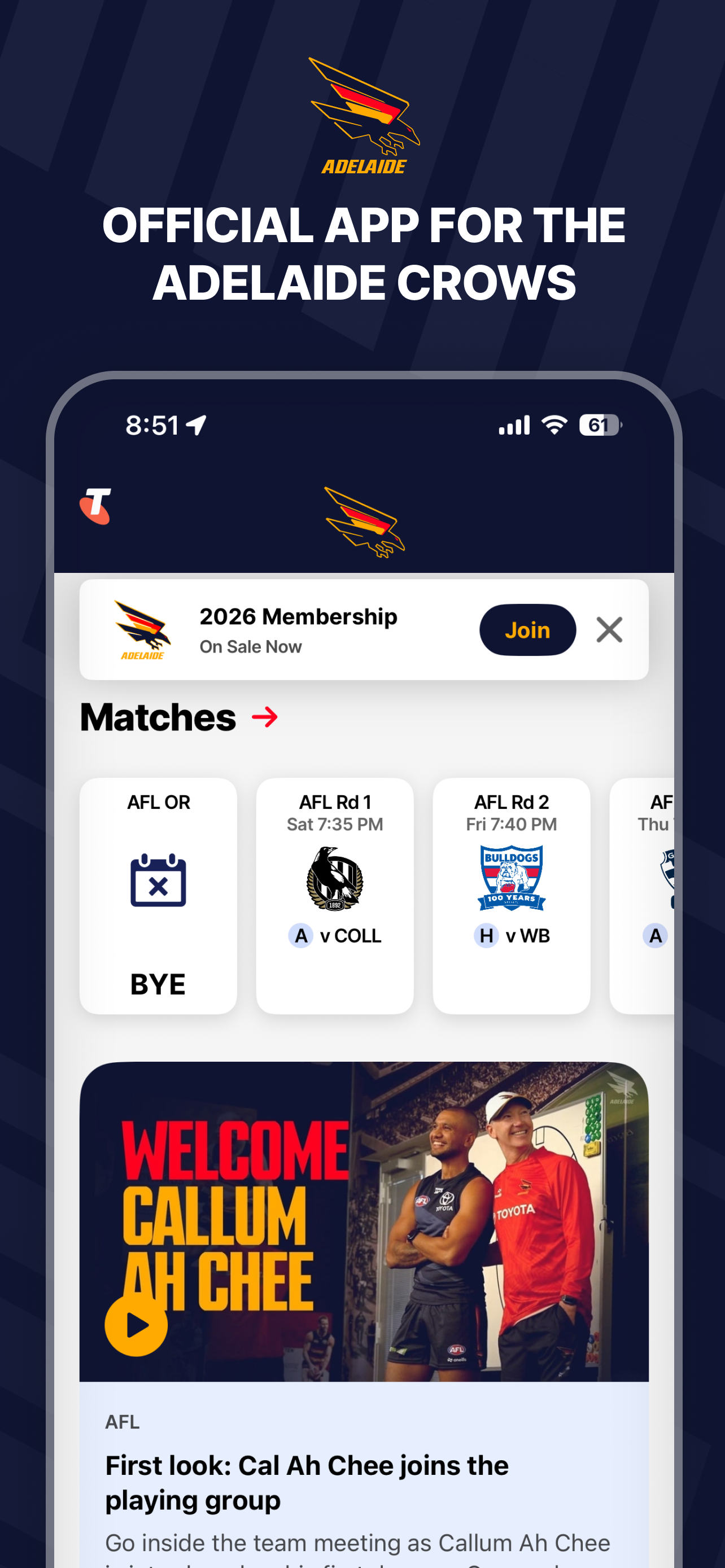 Adelaide Crows Official App