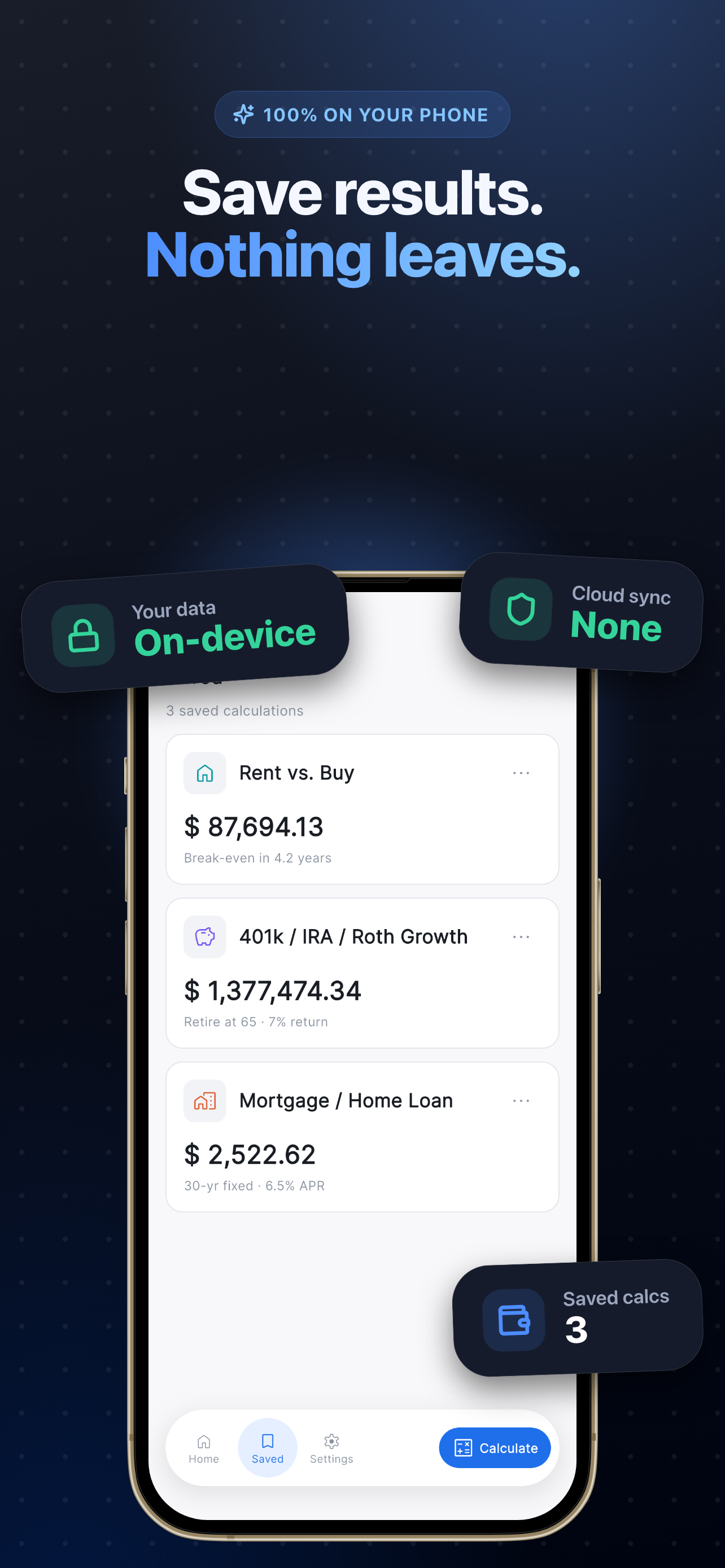 Financial Calculator: Mortgage