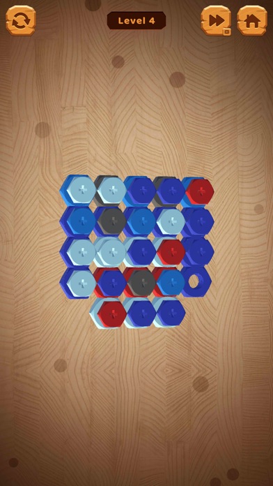Nuts Bolts Wood Puzzle Games Screenshot