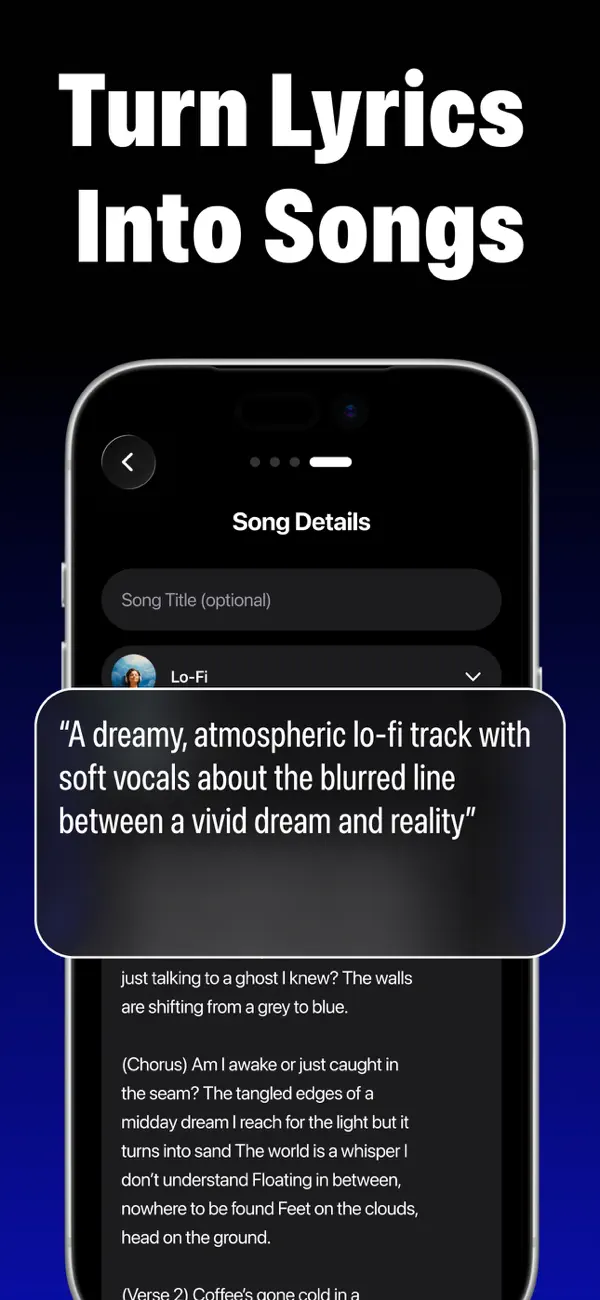Screenshot #3 pour AI Music ‐ AI Song Generator