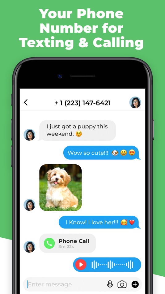 #3. OnPhone - Second Phone Number (iOS) By: AnyDay Apps