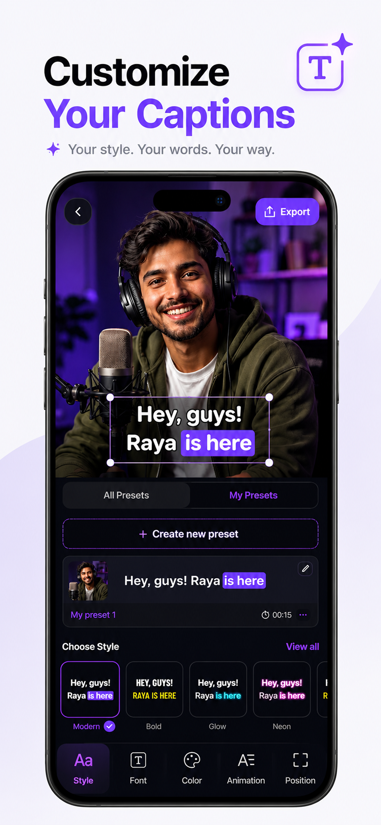 AI Captions: Subtitle Maker screenshot 3