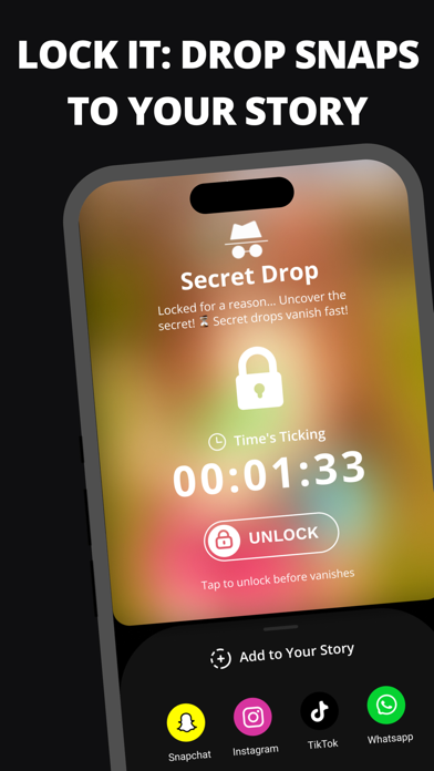 Locksy: Snap it. Lock it. Chat iPhone screenshot 7 - Social Networking app