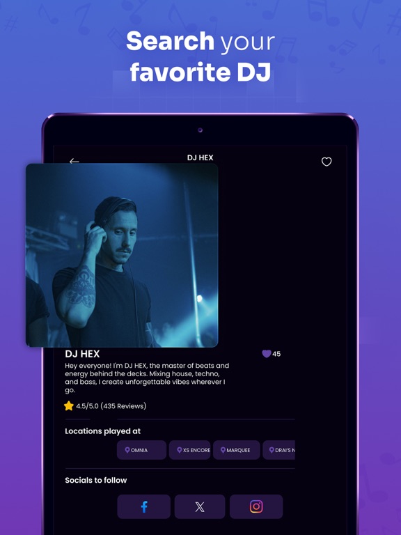 Queue - For Listeners & DJs iPad screenshot 6 - Music app