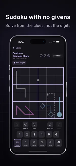 VariantDoku: Variant Sudoku screenshot 1