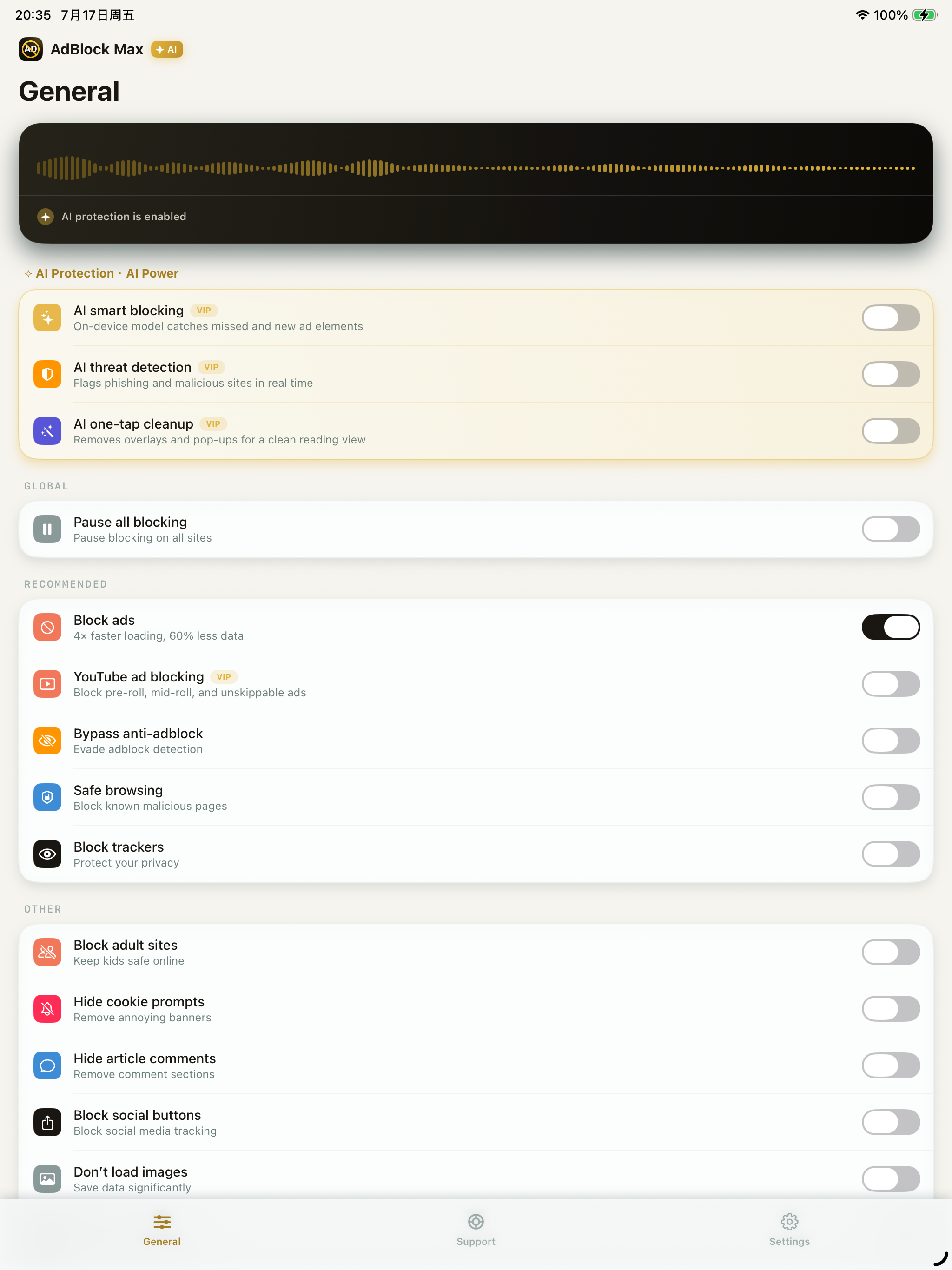 AdBlock Max for Safari screenshot 6