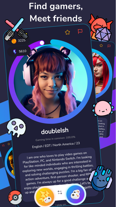 Noobly Find Gaming Friends LFG Screenshot