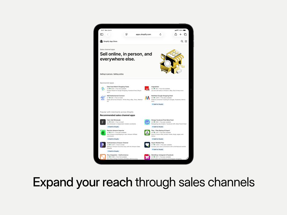 #7. Shopify: Sell online/in person (iOS) Door: Shopify Inc.