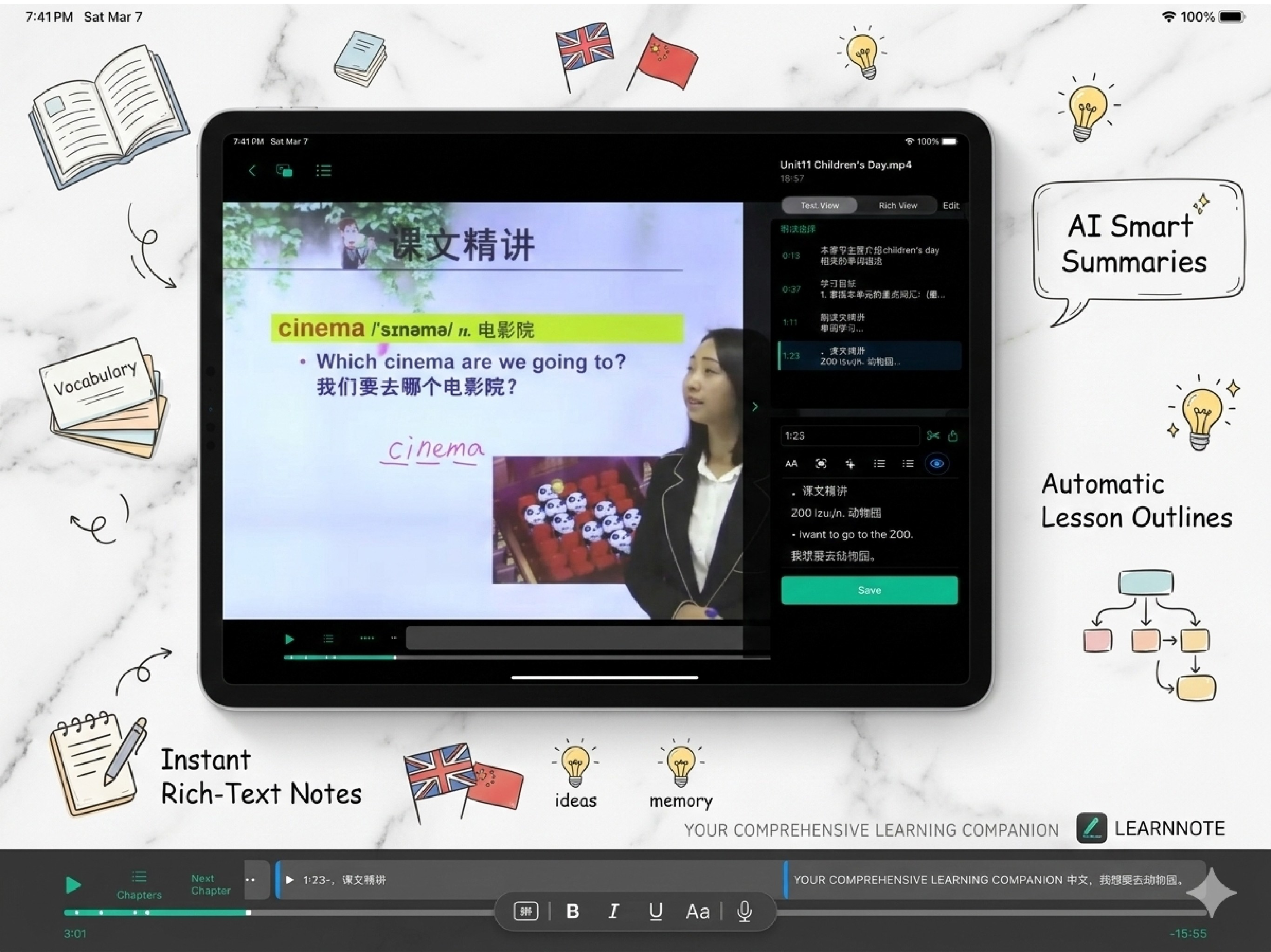 Flickjot - Video Note Taker