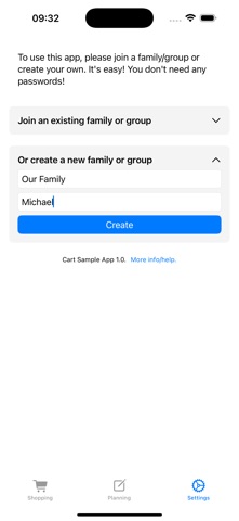 Cart Sample App screenshot
