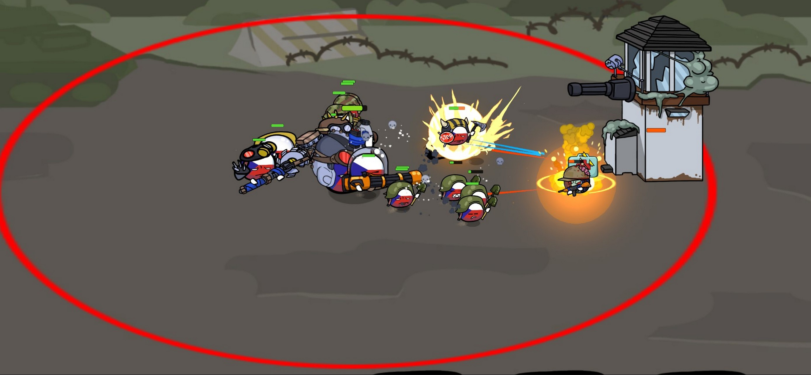 Country Balls: Zombie Rush