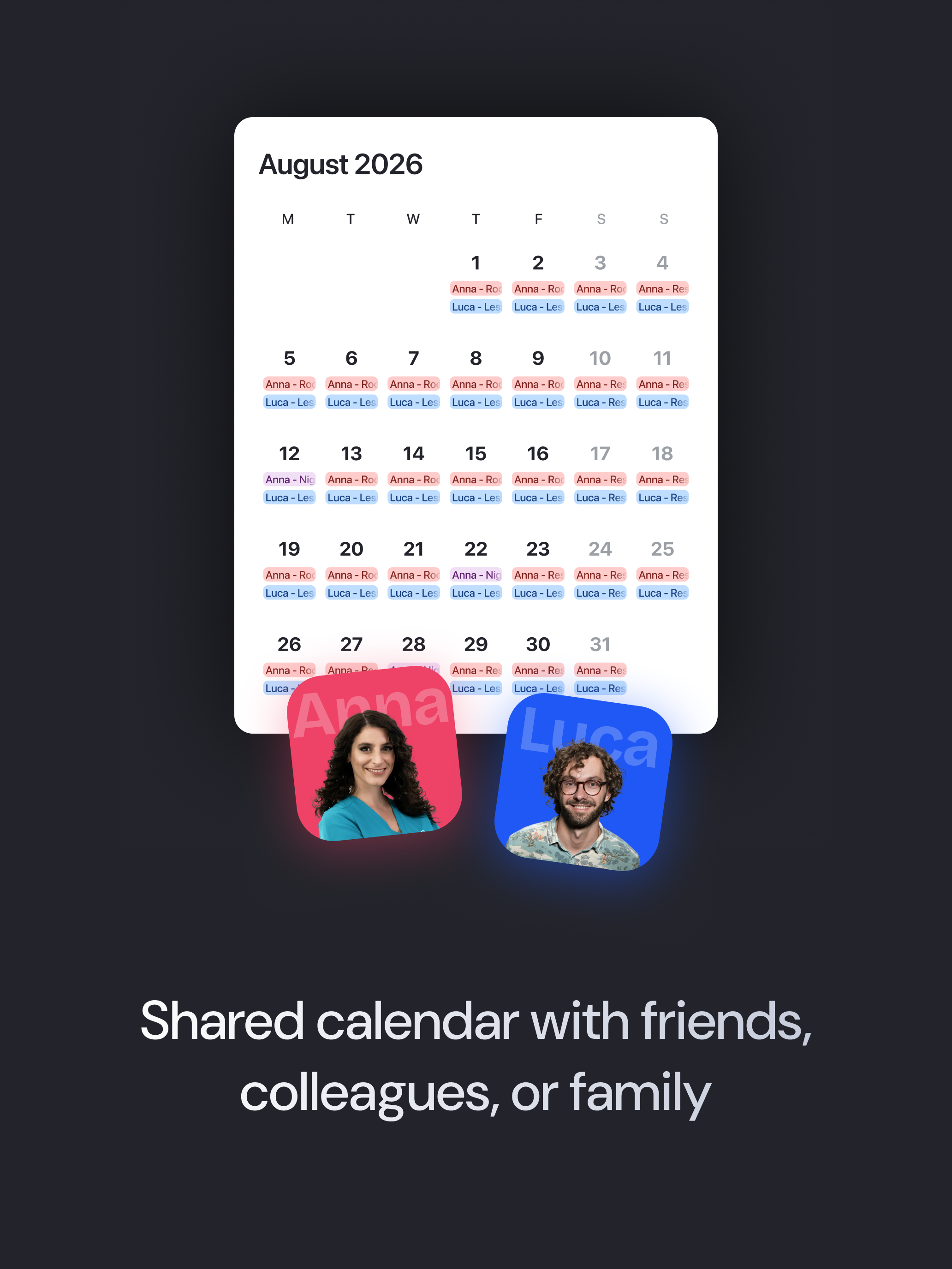 Shift to Calendar: AI Planner