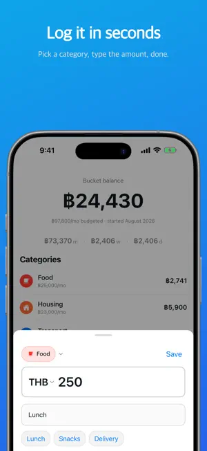 Nomis - Budget Tracker screenshot 1