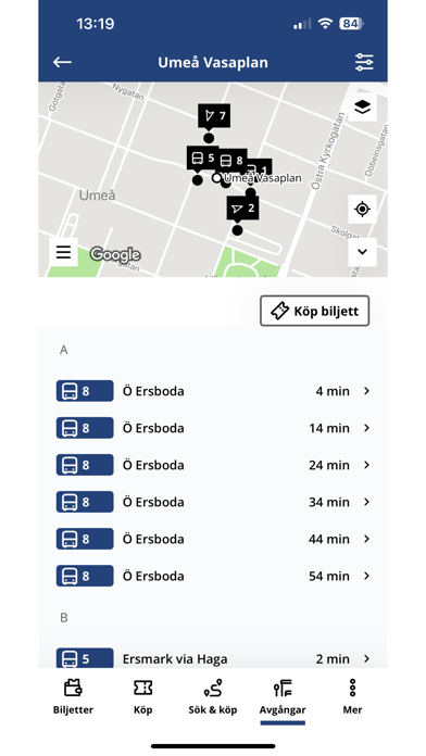 Nya Ultra - Umeås lokaltrafik Screenshot