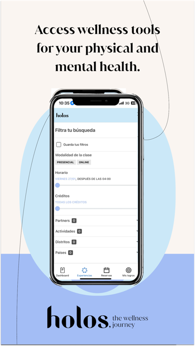 Holos, your wellness journey Screenshot