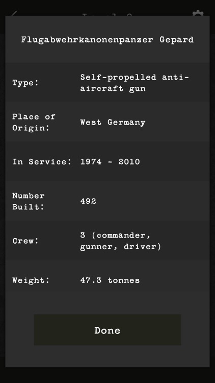 Tank Spotter's Quiz screenshot-3