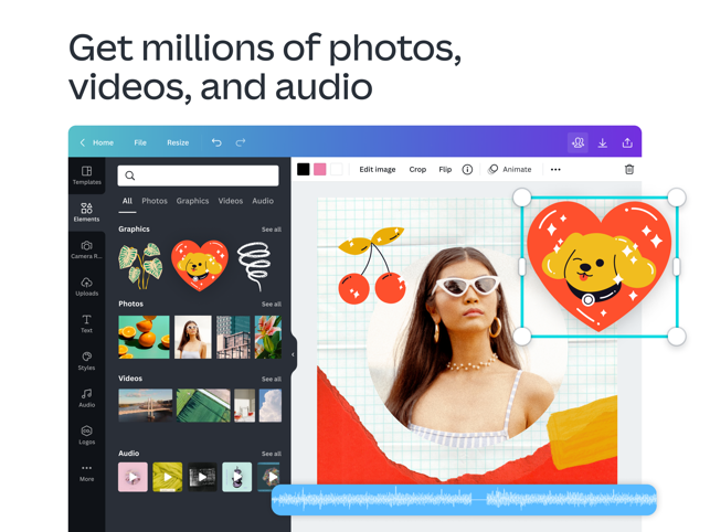 ‎Canva: Design, Art & AI Editor Screenshot