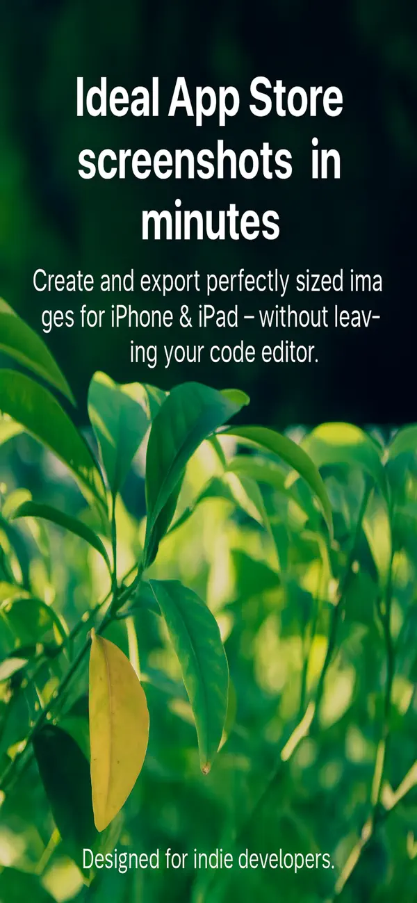 #1. Screenshot Studio (iOS) Podle: Lawrence Tsui