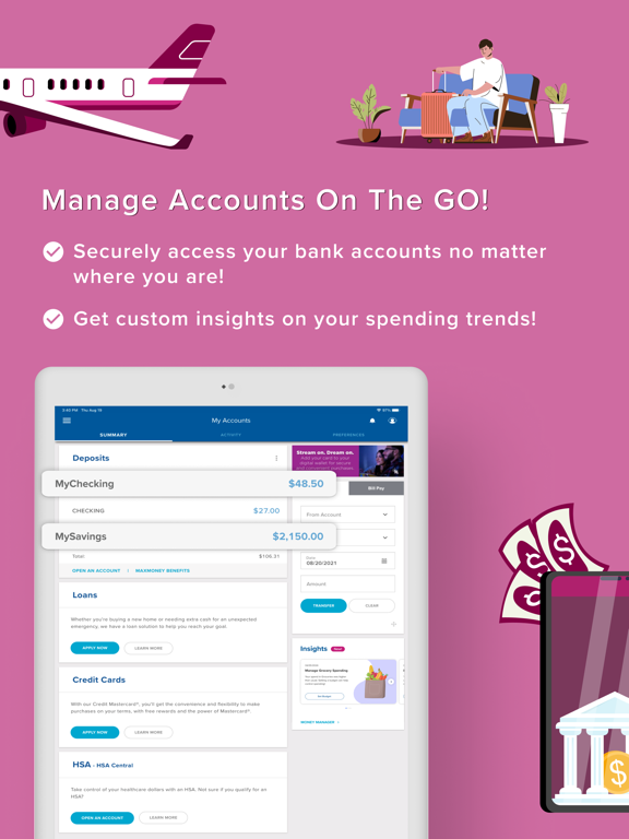 Jefferson Bank - Mobile iPad screenshot 8 - Finance app