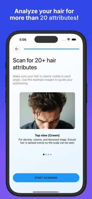 Hairmaxx: Health & Style Scan screenshot 1