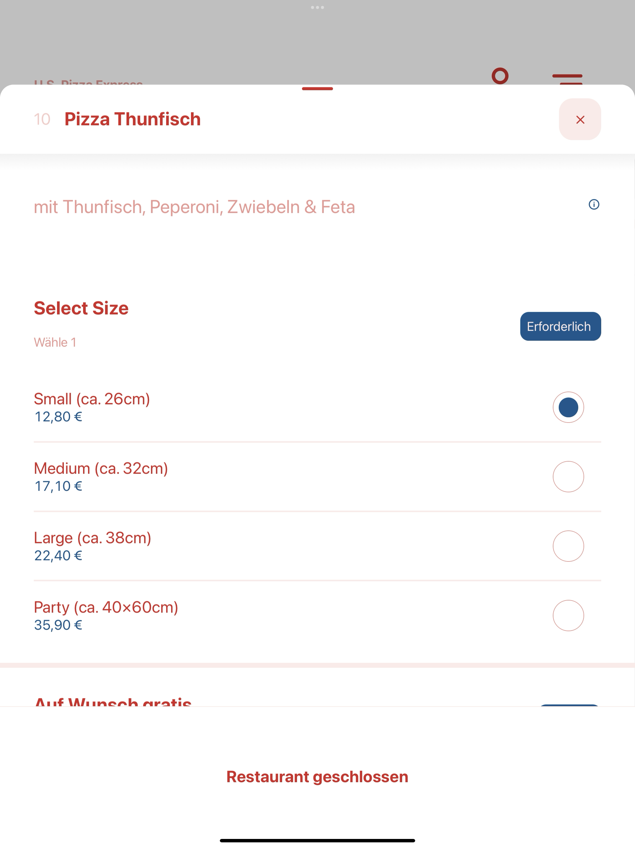 U.S. Pizza Express screenshot 8