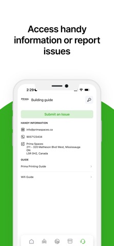 Prima Spaces iPhone screenshot