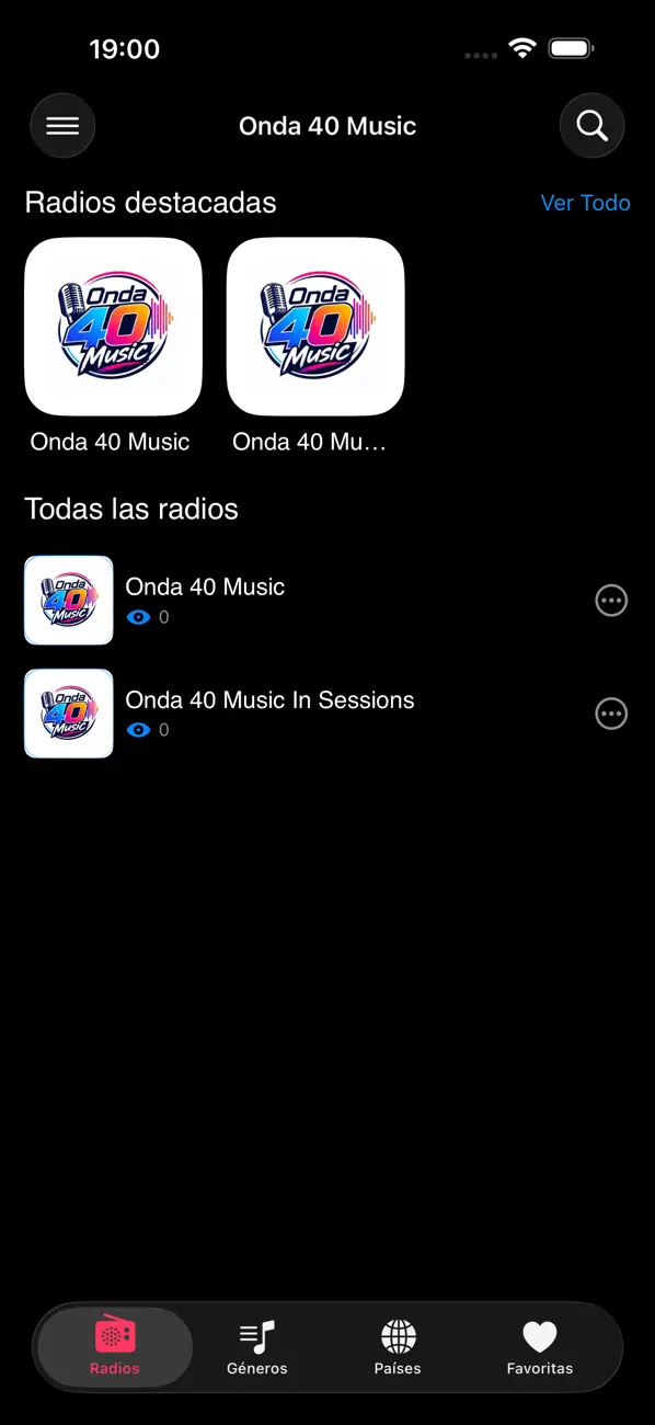 Screenshot #2 pour Onda 40 Music