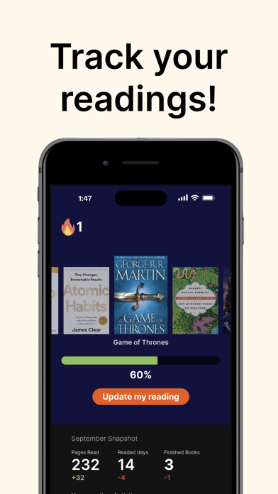 Bookfolks iPhone screenshot 1 - Book app