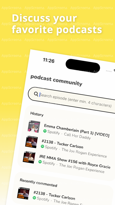 Podcast Community for Spotify Screenshot
