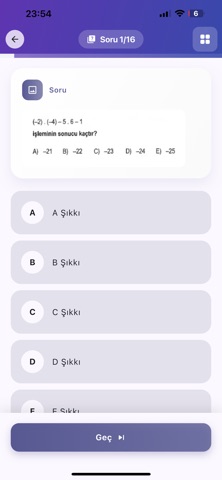 KPSS Matematik Sorular 2026 iPhone screenshot