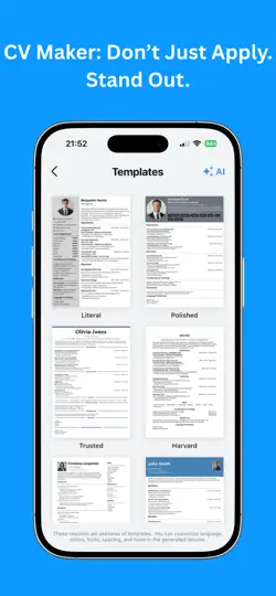 Kolay CV Hazırlama - Özgeçmiş iPhone Ekran Görüntüsü 2