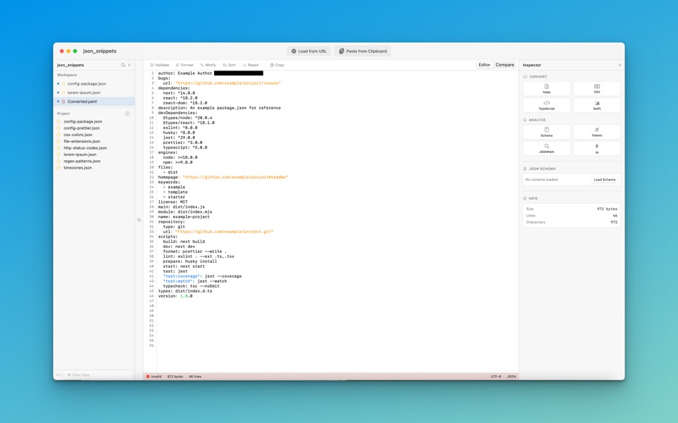 #5. JSONLint Pro (macOS) Von: Todd Garland