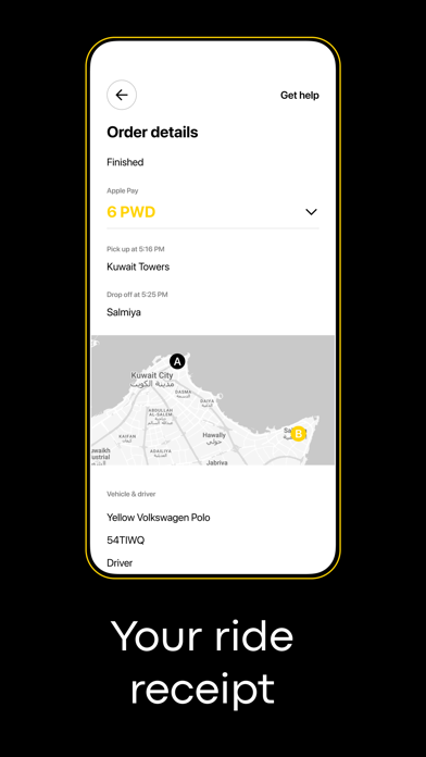 Swift: Kuwait Taxi App Screenshot