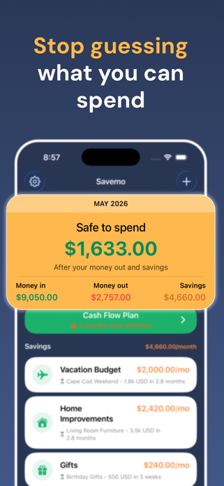 Money Manager, Planner: Savemo Screenshot 1 of 7